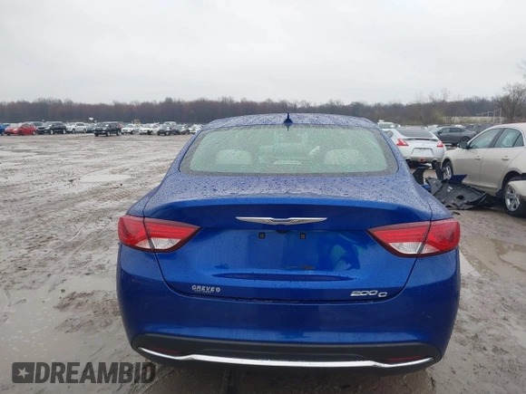 2015 Chrysler 200 C with VIN 1C3CCCCB8FN631839, listed as a IAAI auction lot 42001902 with 84,239 mi miles. Bid and sale history available at carsss.com. Image 17.