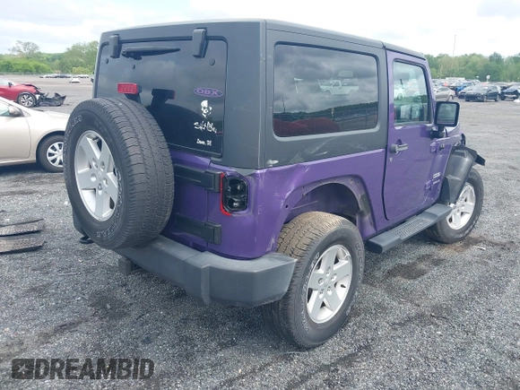 2017 Jeep Wrangler Sport with VIN 1C4AJWAG1HL633794, listed as a IAAI auction lot 42189035 with 90,139 mi miles and . Bid and sale history available at DreamBid. Image 4.