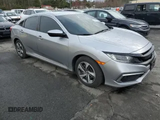 2019 Honda Civic LX with VIN 2HGFC2F64KH579521, listed as a Copart auction lot 52819835 with 40,783 mi miles and Salvage Title. Bid and sale history available at DreamBid. Image 4.
