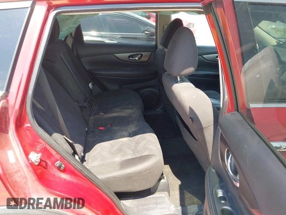 2015 Nissan Rogue SV with VIN KNMAT2MT2FP580315, listed as a IAAI auction lot 42074887 with 184,180 mi miles. Bid and sale history available at carsss.com. Image 8.