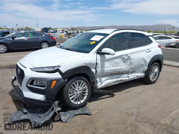 2020 Hyundai Kona SEL with VIN KM8K22AA3LU552610, listed as a IAAI auction lot 42369584 with 37,362 mi miles and . Bid and sale history available at DreamBid. Image 6.