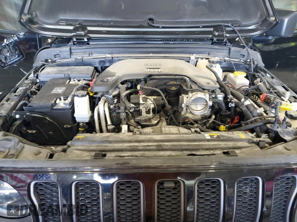 2021 Jeep Wrangler Rubicon with VIN 1C4HJXCG5MW730751, listed as a Copart auction lot 53132894 with 13,552 mi miles and Salvage title. Bid and sale history available at DreamBid. Image 11.