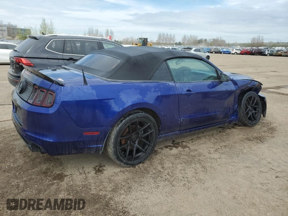 2014 Ford Mustang GT with VIN 1ZVBP8FF7E5208818, listed as a Copart auction lot 53796235 with 65,058 mi miles and Salvage title. Bid and sale history available at DreamBid. Image 3.