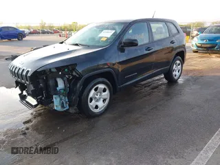 2016 Jeep Cherokee Sport with VIN 1C4PJLAB2GW136778, listed as a IAAI auction lot 42188091 with 120,866 mi miles and . Bid and sale history available at DreamBid. Image 2.