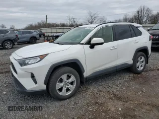 2019 Toyota RAV4 XLE with VIN JTMP1RFV9KD506344, listed as a Copart auction lot 47898145 with 100,718 mi miles and Salvage Title. Bid and sale history available at DreamBid. Image 1.
