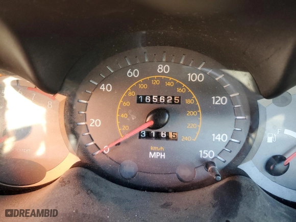 2001 Hyundai Tiburon with VIN KMHJG25F11U261457, listed as a Copart auction lot 43012635 with 165,625 mi miles and Salvage Title. Bid and sale history available at carsss.com. Image 9.