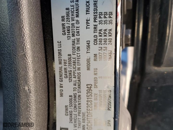 2012 Chevrolet Colorado LT w/2LT with VIN 1GCHTDFE2C8153943, listed as a Copart auction lot 86433004 with 111,116 mi miles and Clean Title. Bid and sale history available at carsss.com. Image 12.