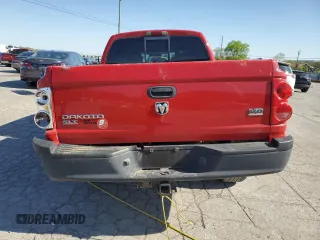 2006 Dodge Dakota SLT with VIN 1D7HW48N46S627103, listed as a Copart auction lot 52514075 with 175,581 mi miles and Clean title. Bid and sale history available at DreamBid. Image 6.