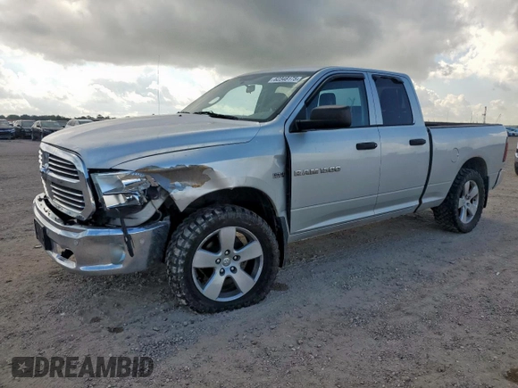2012 Ram 1500 Express with VIN 1C6RD7FT4CS342153, listed as a Copart auction lot 62348175 with 151,528 mi miles and Salvage title. Bid and sale history available at DreamBid. Image 1.