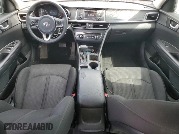 2017 Kia Optima LX with VIN 5XXGT4L36HG132953, listed as a Copart auction lot 50586395 with 139,203 mi miles and Salvage Title. Bid and sale history available at carsss.com. Image 8.