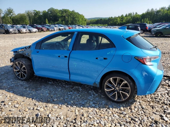 2019 Toyota Corolla Hatchback SE with VIN JTNK4RBE0K3005254, listed as a Copart auction lot 63080774 with 80,775 mi miles and Salvage Title. Bid and sale history available at carsss.com. Image 2.