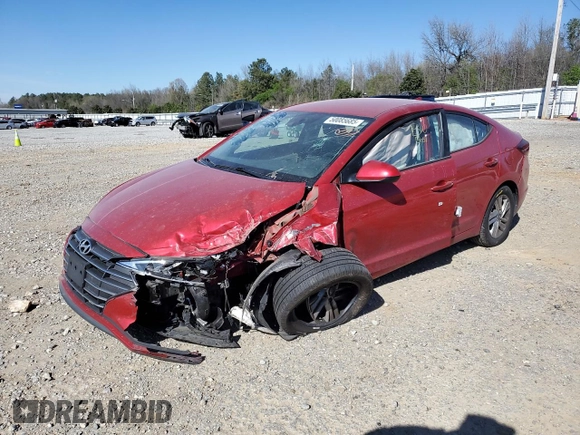 2020 Hyundai Elantra SEL with VIN 5NPD84LF9LH565999, listed as a Copart auction lot 50085685 with 89,242 mi miles and Salvage Title. Bid and sale history available at carsss.com. Image 1.