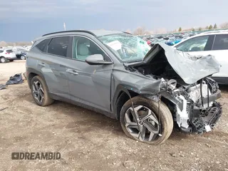 2024 Hyundai Tucson SEL z VIN 5NMJFCDEXRH340814, wystawiony jako IAAI lot #41830966 z przebiegiem 28 589 mil mil oraz . Historia ofert i sprzedaży dostępna na DreamBid. Obrazek 1.