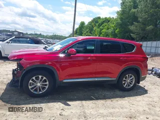 2020 Hyundai Santa Fe SE with VIN 5NMS23AD0LH154797, listed as a IAAI auction lot 42191317 with 80,526 mi miles and . Bid and sale history available at DreamBid. Image 15.