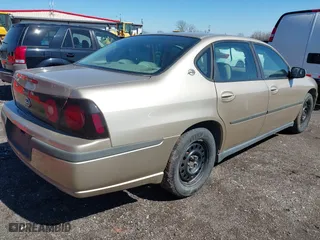 2004 Chevrolet Impala with VIN 2G1WF52E949423646, listed as a IAAI auction lot 41792072 with 192,645 mi miles. Bid and sale history available at carsss.com. Image 4.
