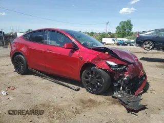 2024 Tesla Model Y Long Range z VIN 7SAYGDEE6RA261108, wystawiony jako Copart lot #55252805 z przebiegiem 16 932 mil mil oraz Szkoda całkowita • Salvage title. Historia ofert i sprzedaży dostępna na DreamBid. Obrazek 4.
