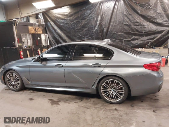 2020 BMW 5 Series M550i xDrive with VIN WBAJS7C00LCD83735, listed as a IAAI auction lot 41478682 with 39,299 mi miles and . Bid and sale history available at DreamBid. Image 14.