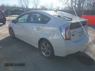 2013 Toyota Prius One with VIN JTDKN3DU9D5596078, listed as a IAAI auction lot 41605101 with 183,041 mi miles. Bid and sale history available at carsss.com. Image 3.