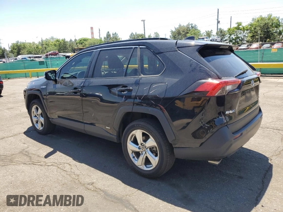 2021 Toyota RAV4 Hybrid LE with VIN 2T3B6RFVXMW028517, listed as a Copart auction lot 61558755 with 136,330 mi miles and Salvage title. Bid and sale history available at DreamBid. Image 2.