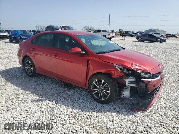 2023 Kia Forte LXS with VIN 3KPF24AD3PE666428, listed as a Copart auction lot 47670855 with 27,424 mi miles and Salvage Title. Bid and sale history available at carsss.com. Image 4.