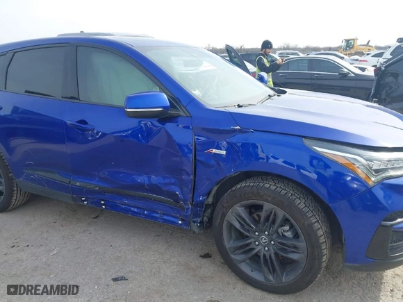 2021 Acura RDX w/A-Spec Package with VIN 5J8TC1H63ML012622, listed as a IAAI auction lot 41737892 with 58,087 mi miles. Bid and sale history available at carsss.com. Image 6.
