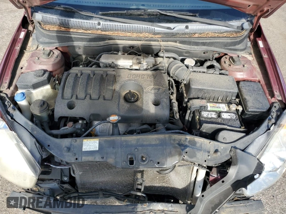2009 Hyundai Accent Auto GLS with VIN KMHCN46C29U289987, listed as a Copart auction lot 55254085 with 164,363 mi miles and Salvage title. Bid and sale history available at DreamBid. Image 11.
