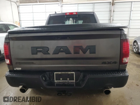 2017 Ram 1500 Rebel with VIN 1C6RR7YT5HS572564, listed as a Copart auction lot 59116745 with 178,523 mi miles and Salvage title. Bid and sale history available at DreamBid. Image 6.