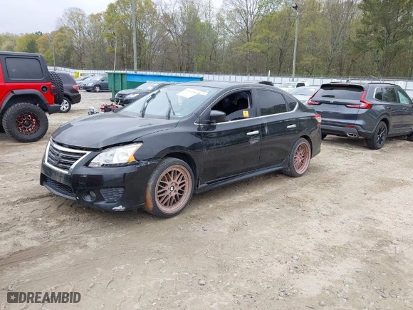 2013 Nissan Sentra SV with VIN 3N1AB7AP5DL731442, listed as a IAAI auction lot 41919398 with 1 mi miles. Bid and sale history available at carsss.com. Image 2.