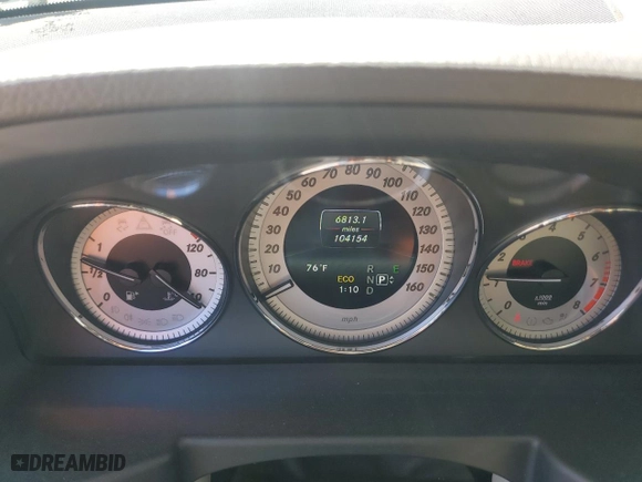 2014 Mercedes-Benz GLK-Class GLK 350 with VIN WDCGG5HB4EG311680, listed as a Copart auction lot 50573745 with 104,154 mi miles and Salvage Title. Bid and sale history available at carsss.com. Image 9.