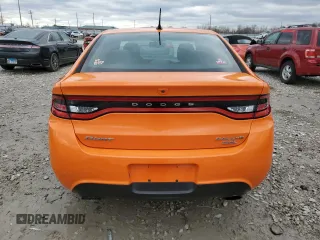 2014 Dodge Dart SXT with VIN 1C3CDFBB3ED824534, listed as a Copart auction lot 76323053 with 62,517 mi miles and Salvage Title. Bid and sale history available at carsss.com. Image 6.