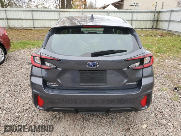 2024 Subaru Impreza with VIN JF1GUABC7R8857680, listed as a Copart auction lot 78100784 with 488 mi miles and Salvage Title. Bid and sale history available at carsss.com. Image 6.