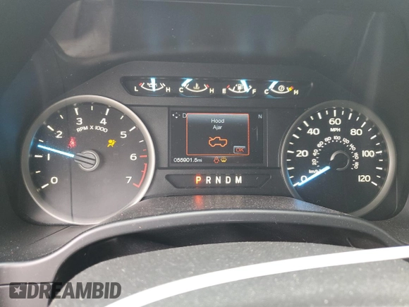 2018 Ford F-150 XL with VIN 1FTEW1CP6JKE23089, listed as a Copart auction lot 50148685 with 55,901 mi miles and Salvage Title. Bid and sale history available at carsss.com. Image 9.