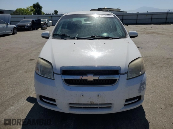 2010 Chevrolet Aveo 1LT with VIN KL1TD5DEXAB094552, listed as a Copart auction lot 63701925 with 161,846 mi miles and Salvage title. Bid and sale history available at DreamBid. Image 5.