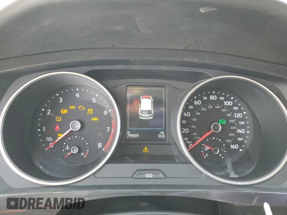 2018 Volkswagen Tiguan SEL with VIN 3VV3B7AX9JM054439, listed as a Copart auction lot 48142935 with 79,669 mi miles and Salvage title. Bid and sale history available at DreamBid. Image 9.