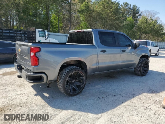 2022 Chevrolet Silverado 1500 Custom with VIN 3GCPWBEK3NG122261, listed as a Copart auction lot 49619415 with 87,940 mi miles and Clean Title. Bid and sale history available at DreamBid. Image 3.