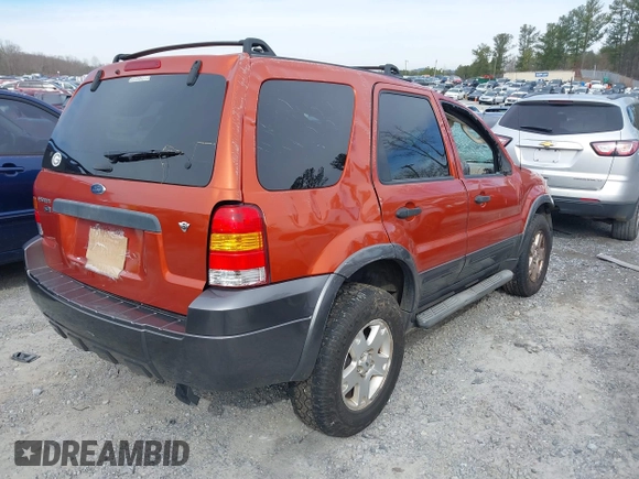 2006 Ford Escape XLT with VIN 1FMYU03136KA24202, listed as a IAAI auction lot 41591743 with Not provided miles and . Bid and sale history available at DreamBid. Image 4.