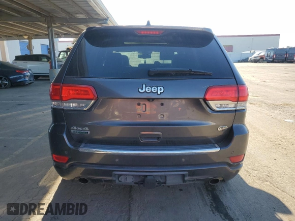 2014 Jeep Grand Cherokee Overland with VIN 1C4RJFCM1EC582749, listed as a Copart auction lot 42262345 with 133,285 mi miles and Clean Title. Bid and sale history available at DreamBid. Image 6.