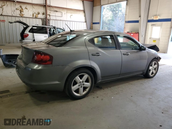 2013 Dodge Avenger SE with VIN 1C3CDZAB4DN563703, listed as a Copart auction lot 50316095 with 164,684 mi miles and Salvage Title. Bid and sale history available at carsss.com. Image 3.