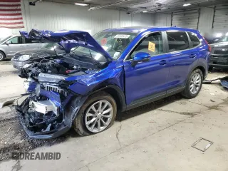 2024 Honda CR-V EX-L with VIN 5J6RS4H74RL002382, listed as a Copart auction lot 50405475 with 0 mi miles and Salvage Title. Bid and sale history available at carsss.com. Image 1.