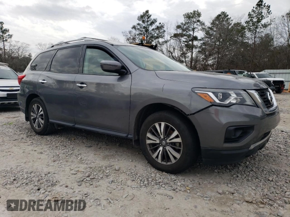 2017 Nissan Pathfinder SV z VIN 5N1DR2MN5HC909799, wystawiony jako Copart lot #43310305 z przebiegiem 69 599 mil mil oraz Szkoda całkowita • Salvage title. Historia ofert i sprzedaży dostępna na DreamBid. Obrazek 4.