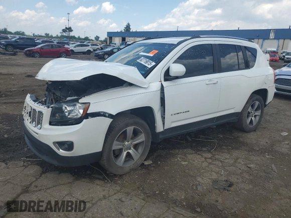 2017 Jeep Compass High Altitude with VIN 1C4NJDEB0HD193341, listed as a Copart auction lot 62719815 with 100,647 mi miles and Clean title. Bid and sale history available at DreamBid. Image 1.