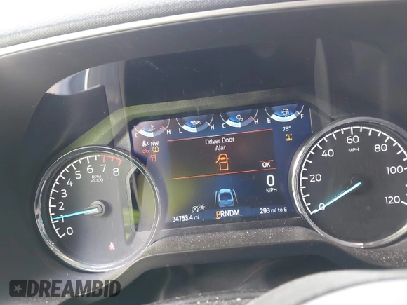 2023 Ford F-150 XL with VIN 1FTEW1C58PKE81292, listed as a IAAI auction lot 41900494 with 34,753 mi miles and . Bid and sale history available at DreamBid. Image 7.