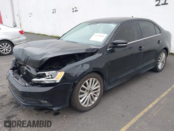 2015 Volkswagen Jetta Sport with VIN 3VWD17AJXFM351760, listed as a IAAI auction lot 41338466 with 178,297 mi miles and . Bid and sale history available at DreamBid. Image 2.