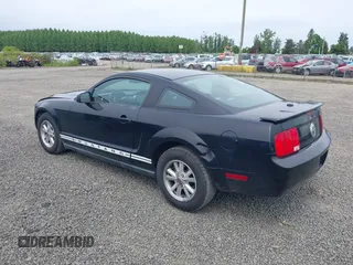 2007 Ford Mustang Deluxe with VIN 1ZVFT80N675258576, listed as a IAAI auction lot 42283829 with 56,334 mi miles and . Bid and sale history available at DreamBid. Image 3.