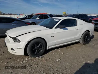 2013 Ford Mustang V6 with VIN 1ZVBP8AM5D5275180, listed as a Copart auction lot 50885915 with 129,247 mi miles and Salvage Title. Bid and sale history available at carsss.com. Image 1.