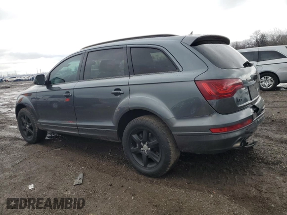 2015 Audi Q7 Premium Plus z VIN WA1LGAFE8FD001846, wystawiony jako Copart lot #47010255 z przebiegiem 80 156 mil mil oraz Szkoda całkowita • Salvage title. Historia ofert i sprzedaży dostępna na DreamBid. Obrazek 2.