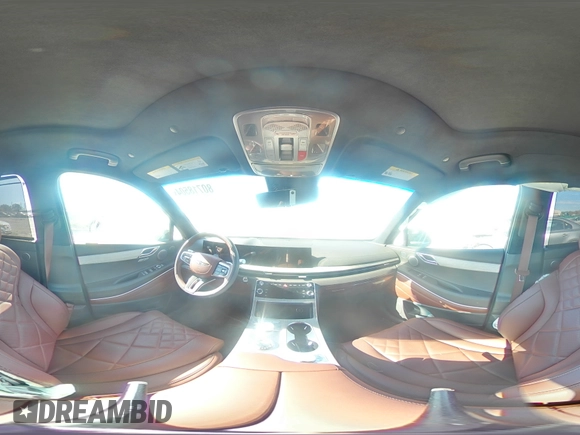 2025 Genesis GV80 Prestige with VIN KMUHEESC2SU213789, listed as a Copart auction lot 80718504 with 6,644 mi miles and Salvage Title. Bid and sale history available at DreamBid. Image 13.