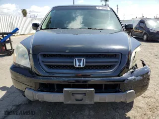 2003 Honda Pilot EX with VIN 2HKYF18673H516749, listed as a Copart auction lot 51787495 with 223,912 mi miles and Salvage Title. Bid and sale history available at carsss.com. Image 5.