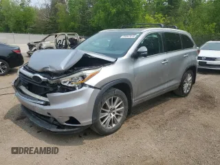 2016 Toyota Highlander XLE z VIN 5TDJKRFH6GS258319, wystawiony jako Copart lot #59347615 z przebiegiem 222 437 mil mil oraz Szkoda całkowita • Salvage title. Historia ofert i sprzedaży dostępna na DreamBid. Obrazek 1.