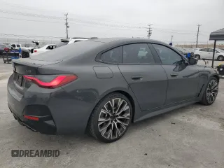 2023 BMW 4 Series M440i with VIN WBA63AW06PFN80681, listed as a Copart auction lot 58364774 with 20,057 mi miles and Salvage title. Bid and sale history available at DreamBid. Image 3.